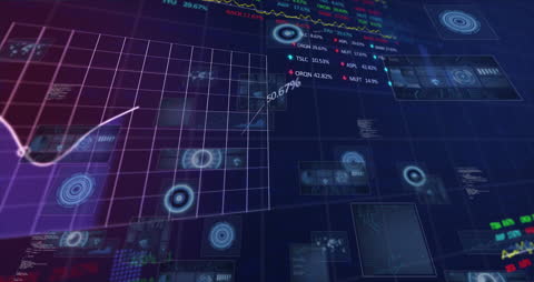 Animation of Financial Data Visualization on Interactive Grid