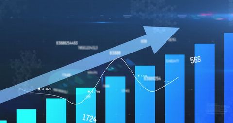 Growing Financial Trend Chart - Download Free Stock Images Pikwizard.com