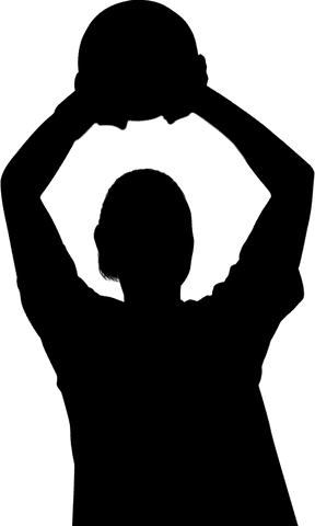 transparent silhouette of male football player on vector design - Download Free Stock Videos Pikwizard.com
