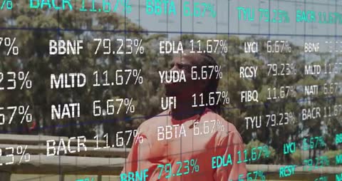 Athlete Hydrating Integrated with Global Finance Data Graphics