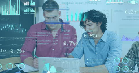 Students Analyzing Digital Finance Data Together