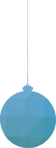 transparent polygonal blue christmas ornament hanging festive decor - Download Free Stock Videos Pikwizard.com