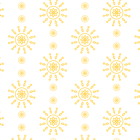 floral sunburst yellow pattern on transparent background - Download Free Stock Videos Pikwizard.com