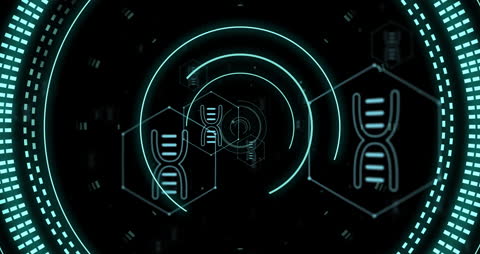 Digital DNA Strand Scan Technology Background