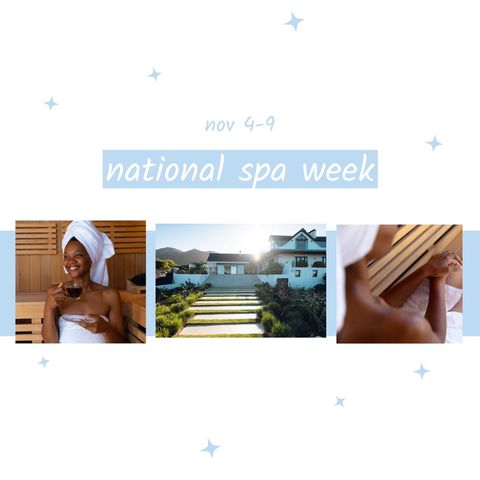 National Spa Week Celebration with Relaxation Theme