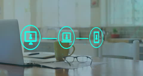 Digital Connection and Communication in Modern Workspace