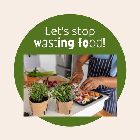 woman preparing fresh meals to combat food waste - Download Free Stock Templates Pikwizard.com