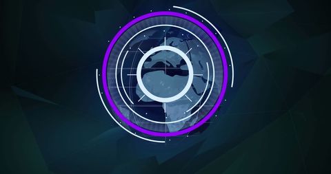 digital interface with global connections and data processing elements - Download Free Stock Images Pikwizard.com
