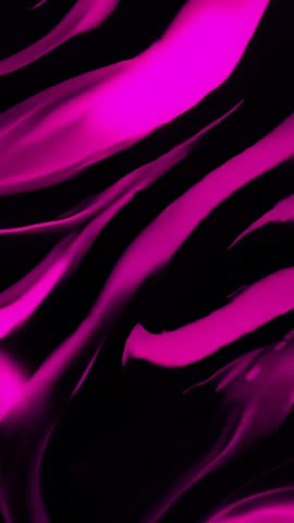 Vertical neon purple spiral rotating with flowing ribbons creating fluid futuristic loop