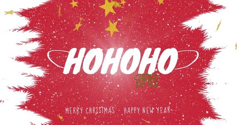 Festive Christmas and New Year Greeting with Splash Design