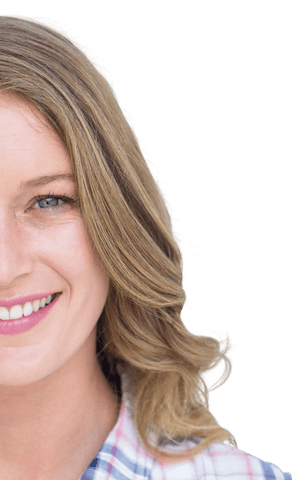 transparent smiling young woman portrait close-up - Download Free Stock Videos Pikwizard.com