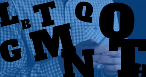 Global Networking Animation with Text and Digital Globe