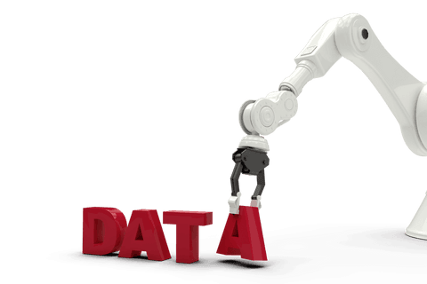 Robotic Arm Constructing Data Text on Transparent Background - Download Free Stock Videos Pikwizard.com