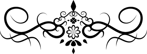 Black Abstract Shape Isolated on Transparent Background Vector