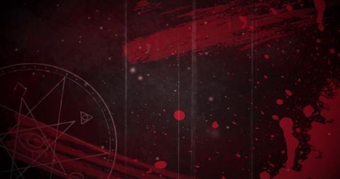 Abstract Red and Black Geometric Digital Art Background