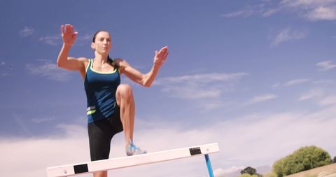 Dedicated athlete training for hurdle race