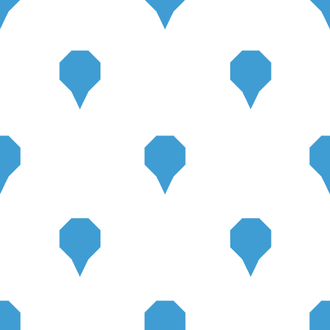 Blue Geometric Pattern with Transparent Background for Design Projects