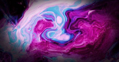 Abstract Vibrant Swirls in Blue and Pink Fluid Art - Download Free Stock Images Pikwizard.com