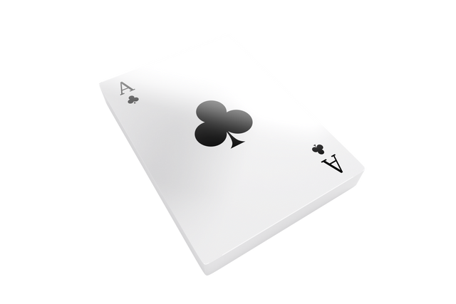 Transparent Deck Playing Cards with Ace of Clubs on Top - Download Free Stock Videos Pikwizard.com