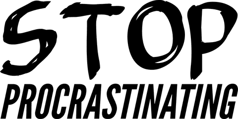 Transparent Motivational Text Stop Procrastinating PNG - Download Free Stock Videos Pikwizard.com