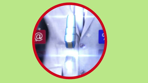 Businessman Interacting with Futuristic Digital Interface at Christmas