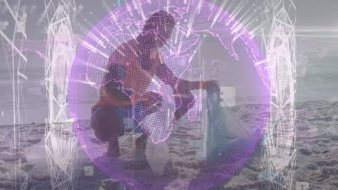 Global Ecology Animation with Beach Cleanup