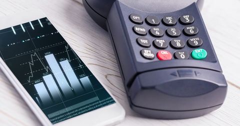Financial Data Processing and Contactless Payment Technology - Download Free Stock Images Pikwizard.com