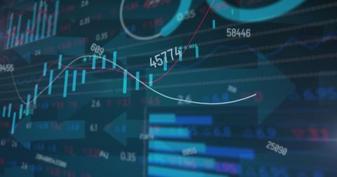 Advanced Financial Data Processing and Analysis Interface - Download Free Stock Images Pikwizard.com