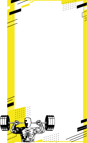 Weightlifter Elevating Barbell with Dynamic Yellow Accents on Transparent Background - Download Free Stock Videos Pikwizard.com