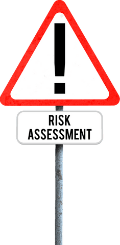 transparent warning risk assessment sign isolated - Download Free Stock Videos Pikwizard.com