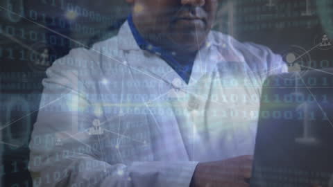 Health Professional Analyzing Data During Pandemic