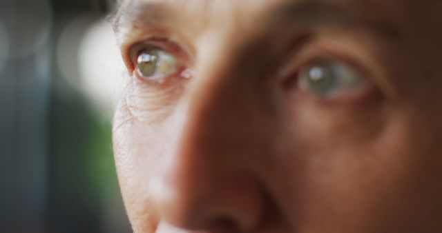 Close-up of Pensive Woman Reflecting Outdoors - Download Free Stock Images Pikwizard.com