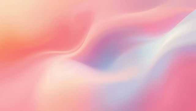 Flowing pastel gradient wave creating serene abstract background for modern design
