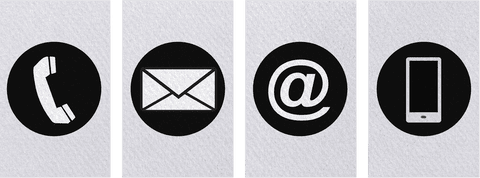 Transparent Vector Communication Icons Set on Circular Background - Download Free Stock Videos Pikwizard.com