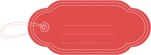 Red Name Tag Illustration with Transparent Background - Download Free Stock Videos Pikwizard.com