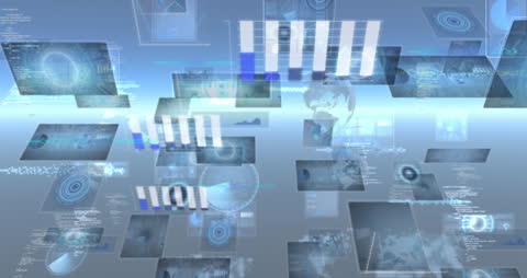 Futuristic Digital Data and Technology Innovation Concept