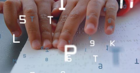 Child Reading Braille for International Disability Day Awareness - Download Free Stock Images Pikwizard.com