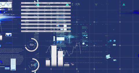 Digital Data Processing and Global Networking Visualization - Download Free Stock Images Pikwizard.com
