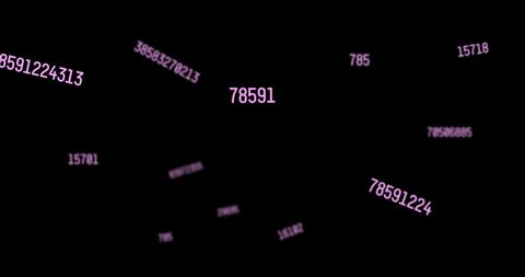 Abstract Floating Numbers in Dark Background - Download Free Stock Images Pikwizard.com