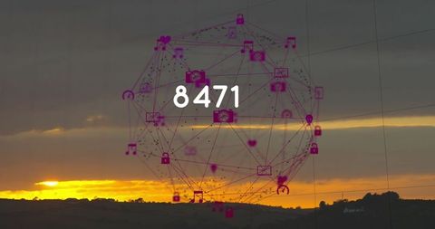 Digital Connections and Computing Over Scenic Landscape - Download Free Stock Images Pikwizard.com