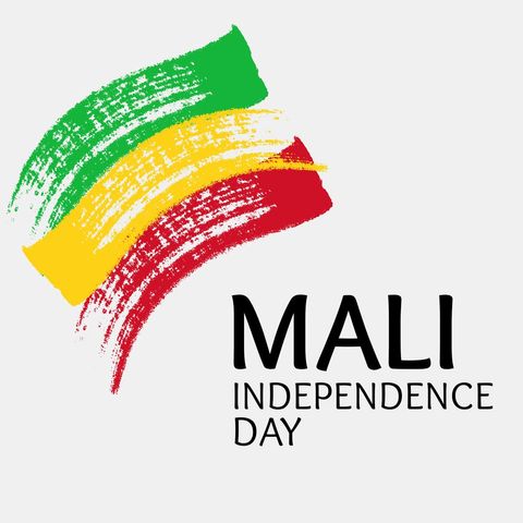 Mali Independence Day Celebration with National Colors