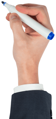 transparent hand writing blue marker on white background - Download Free Stock Videos Pikwizard.com
