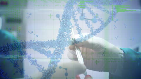 Conceptual Image of DNA Analysis and Surgical Procedures in Modern Healthcare