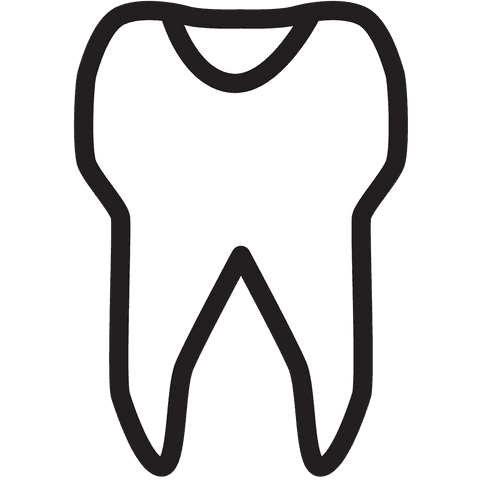 digital vector illustration of white tooth on transparent background - Download Free Stock Videos Pikwizard.com