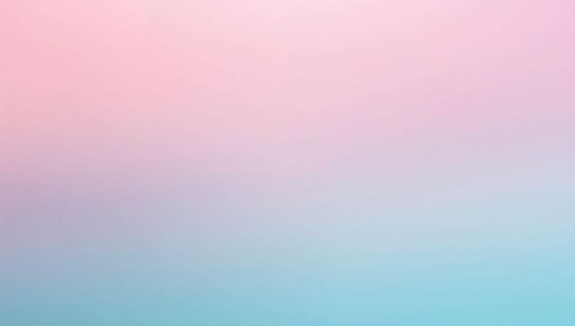 Soft pastel gradient flowing from blush pink to cool turquoise for minimal subtle calm backgrounds