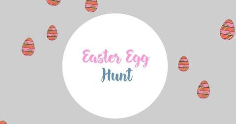 Colorful Easter Egg Hunt Concept with Decorative Elements - Download Free Stock Images Pikwizard.com