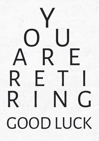 bold typography retirement greeting on textured background - Download Free Stock Templates Pikwizard.com