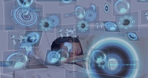 Technological Innovation and Futuristic Dreams Concept