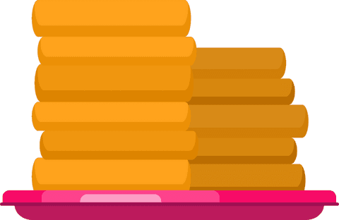 modern transparent pancake stack on pink plate - Download Free Stock Videos Pikwizard.com
