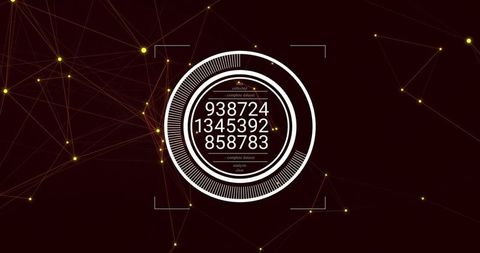 Futuristic Financial Data Processing Interface on Dark Background - Download Free Stock Images Pikwizard.com